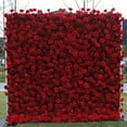 thumbnail image 2 of JLFNYA Flower Wall Panel,1PC Artificial Wall Flower Backdrop,13.7*13.7in Silk Rose Floral Wall Decorative Faux Flower for Photo Background Home Party Wedding Backdrop Decoration, 2 of 4