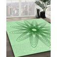 thumbnail image 2 of Ahgly Company Indoor Rectangle Patterned Mint Green Area Rugs, 2' x 5', 2 of 6