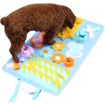 thumbnail image 4 of Alfombra olfativa multicolor para perros, alfombra de entrenamiento para mascotas, alfombra de búsqueda de alimento para perros, entrena el sentido del olfato, juguete de alimentación lenta, alfombra, 4 of 5