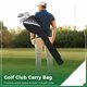 thumbnail image 3 of Bolsa de transporte para palos de golf, bolsa de transporte portátil para domingos de golf para 7-10 palos de golf, bolsa de viaje para palos de golf con 4 bolsillos para accesorios de golf, estuche d, 3 of 8