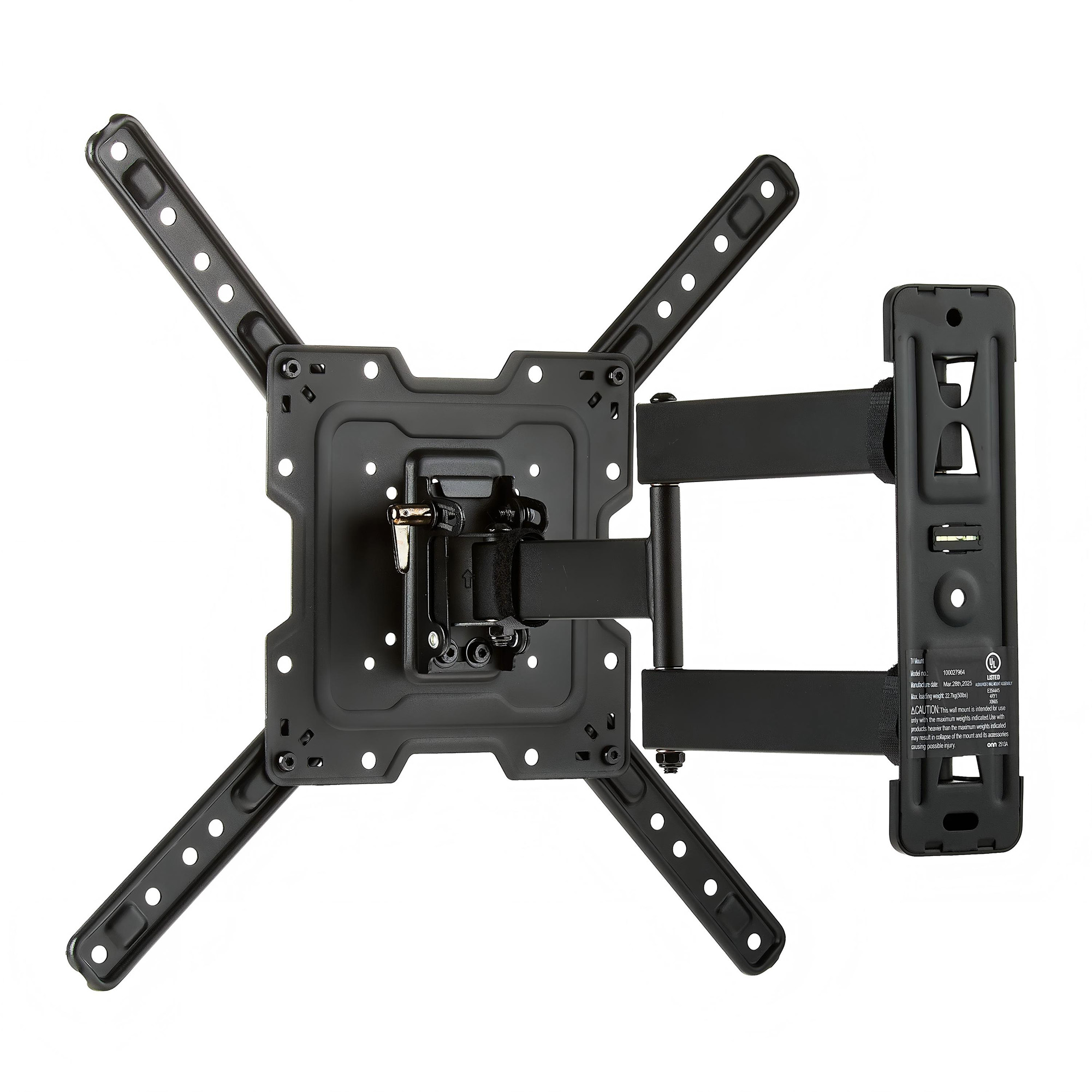 onn Full Motion TV Wall Mount for 19" to 50" TVs photo 8