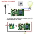 thumbnail image 2 of 3PCS eWeLink DC5V 24V 32V Wifi Switch Wireless Relay Module Smart Home Automation Modules Phone APP Remote Control Timer Switch Home Voice Control for Access Control System Inching/Self-L, 2 of 7