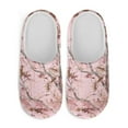 thumbnail image 2 of Psesaysky House Slippers for Woman Comfortable Arch Support Indoor Slippers Closed Toe Soft Bedroom Shoes Pink Hunting Camo Print, Size 6-7, 2 of 7