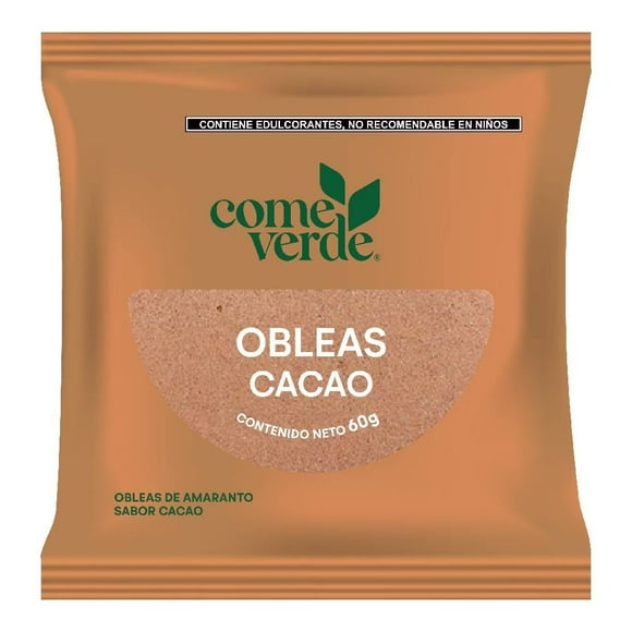 Obleas de amaranto Come Verde cacao 60 g
