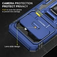 thumbnail image 2 of KOMI for Google Pixel 9a Case with Screen Protector and with Camera Cover, 360°Military Grade Rotatable Kickstand (Heavy Duty) Shockproof Protective, Case for Google Pixel 9a Blue, 2 of 5