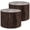 Color 3, variant on Linen Drum Lamp Shades Abstract Cowhide Swirls Brown White Black Fur Texture 13" x 13" x 10" Lampshade for Table Lamps Floor Lamps Lamp Shade Replacement Easy Assembly Required