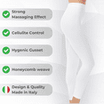 thumbnail image 3 of Farmacell Women's High-Waisted Leggings, Anti-cellulite Massaging, Made in Italy, Cod. 133, 3 of 10