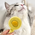 thumbnail image 3 of Stainless Steel Pet Comb – One-Click Hair Removal & Massage Tool for Cats & Dogs, Anti-Shedding De-Floating Comb (Durable, Easy Clean), 3 of 5