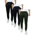 thumbnail image 5 of 3-Pack Men's Fleece & French Terry Slim-Fit Jogger (Size, S-2XL), 5 of 7