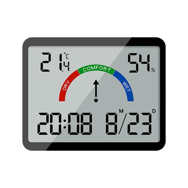 Grande Horloge Murale, Réveil Numérique Mince Horloge Électronique, Horloge Numérique, Petit Réveil Mural Lcd, Horloge Électronique Multifonctionnelle de Température Horloge Murale Numérique, Horloge Murale Led