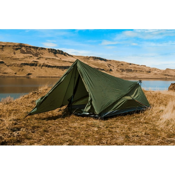 River Country Products Trekker Tent 1V Ultralight Trekking Pole Backpacking Hiking Tent