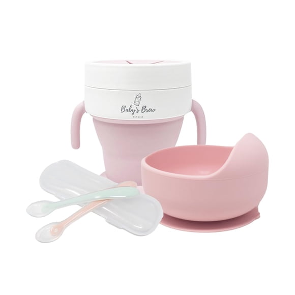 Vaso Bebida Baby's Brew Pack de Alimentación Rosa