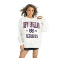 thumbnail image 3 of Women's Gameday Couture White New England Patriots Timeless Triumph Premium Fleece Pullover Sweatshirt, 3 of 5