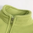 thumbnail image 6 of FAOWME Toddler Jacket Lightweight Hooded Warm Coats For Baby Boys Girls Green 12-18 Months, 6 of 8