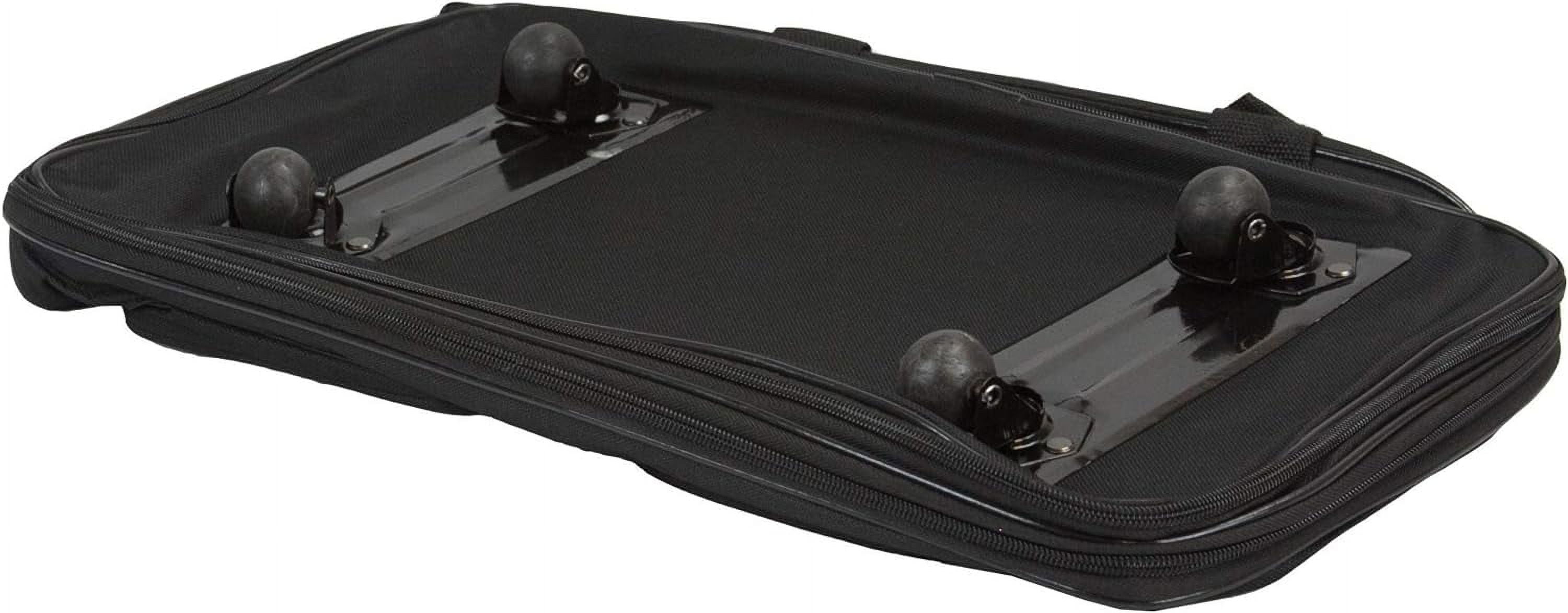 30" 36" Rolling Wheeled Duffel Bag Spinner Suitcase Luggage Expandable (Black, 30")