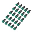thumbnail image 4 of Uadme 25 unids/Set Interruptor de Cabeza de Hongo Verde-Mini interruptores de botón de plástico IP65 reinicio automático 16mm(AC/DC12V), 4 of 14