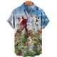 thumbnail image 3 of Camisetas gráficas de Jesucristo para hombres, ropa con estampado 3D, camisas hawaianas de playa, camisetas de manga corta Y2K, ropa vintage, blusa con solapa, 3 of 5