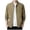 Khaki, variant on Maoxin Men's Jacket Men's Stitching Drawstring Hooded Slim Fashion Jacket Coat Outwear Workwear Jacket Khaki 5XL