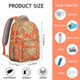 thumbnail image 6 of Paisley Print Gift Backpack - Trendy Waterproof Bookbag for College Students, School Laptop Backpack for Women & Men, Paisley Design, 6 of 6