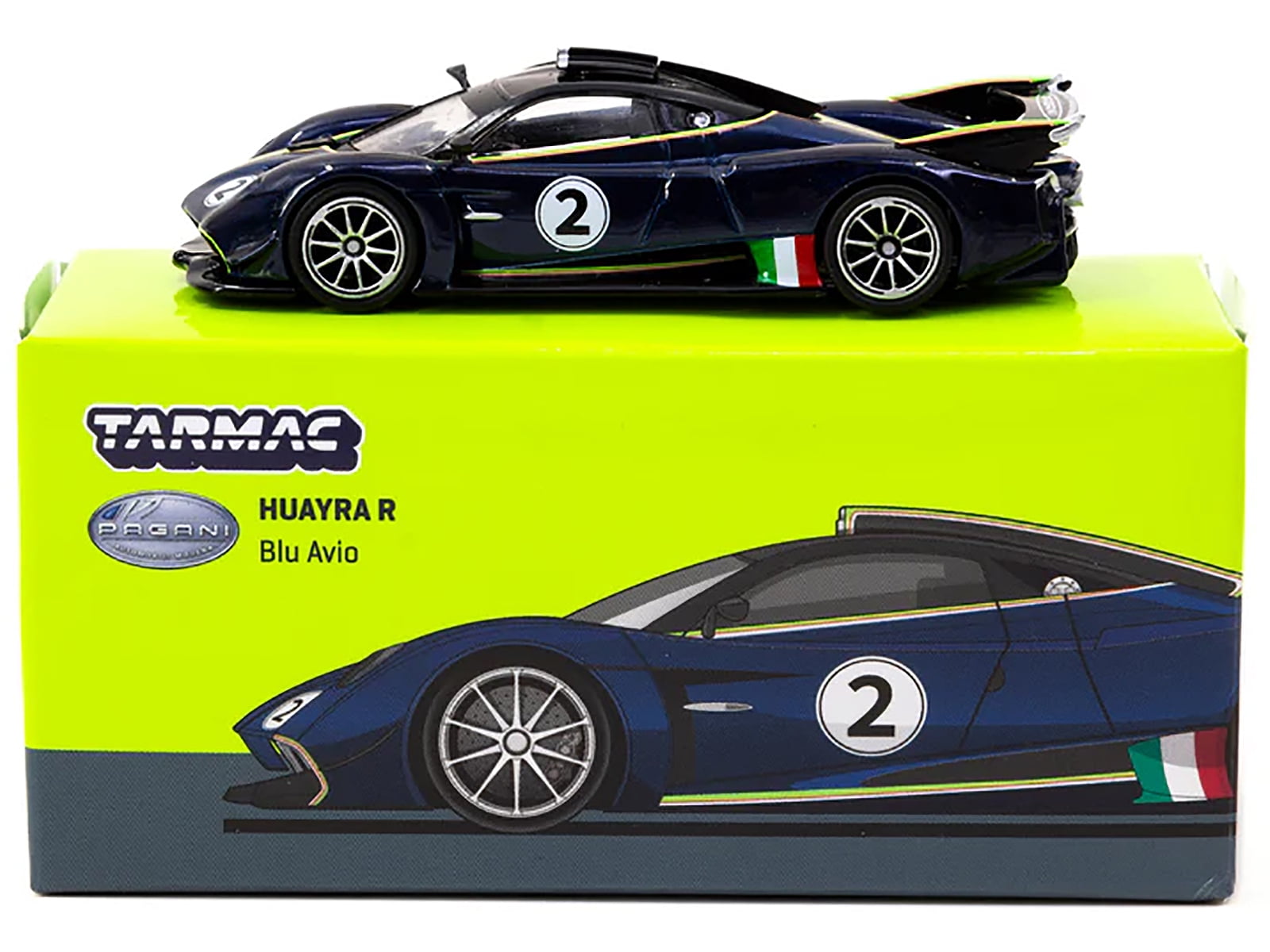 Pagani Huayra R #2 Blu Avio Blue Metallic with Black Top