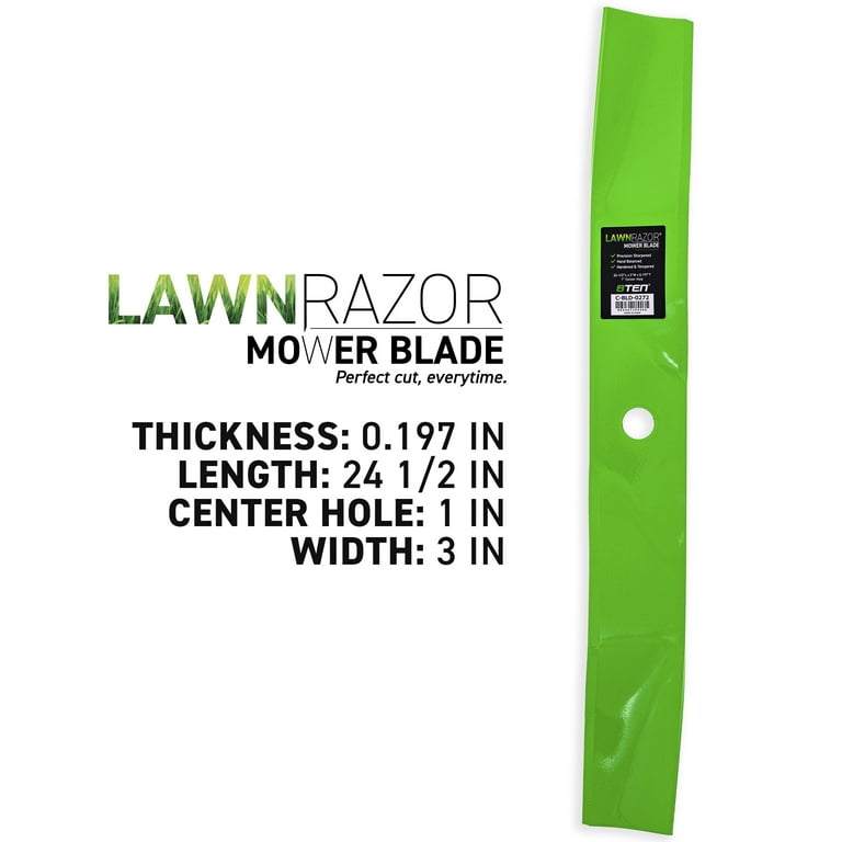 LawnRAZOR Blade for Exmark 72 inch Deck 103-6394 Mulching 3 Pack