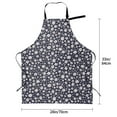 thumbnail image 5 of Picia Daisies Flowers Waterproof Apron for Unisex Adult - Adjustable Bib Apron with Pockets, Ideal for Cooking, Gardening, Painting, and Household Chores, 5 of 9
