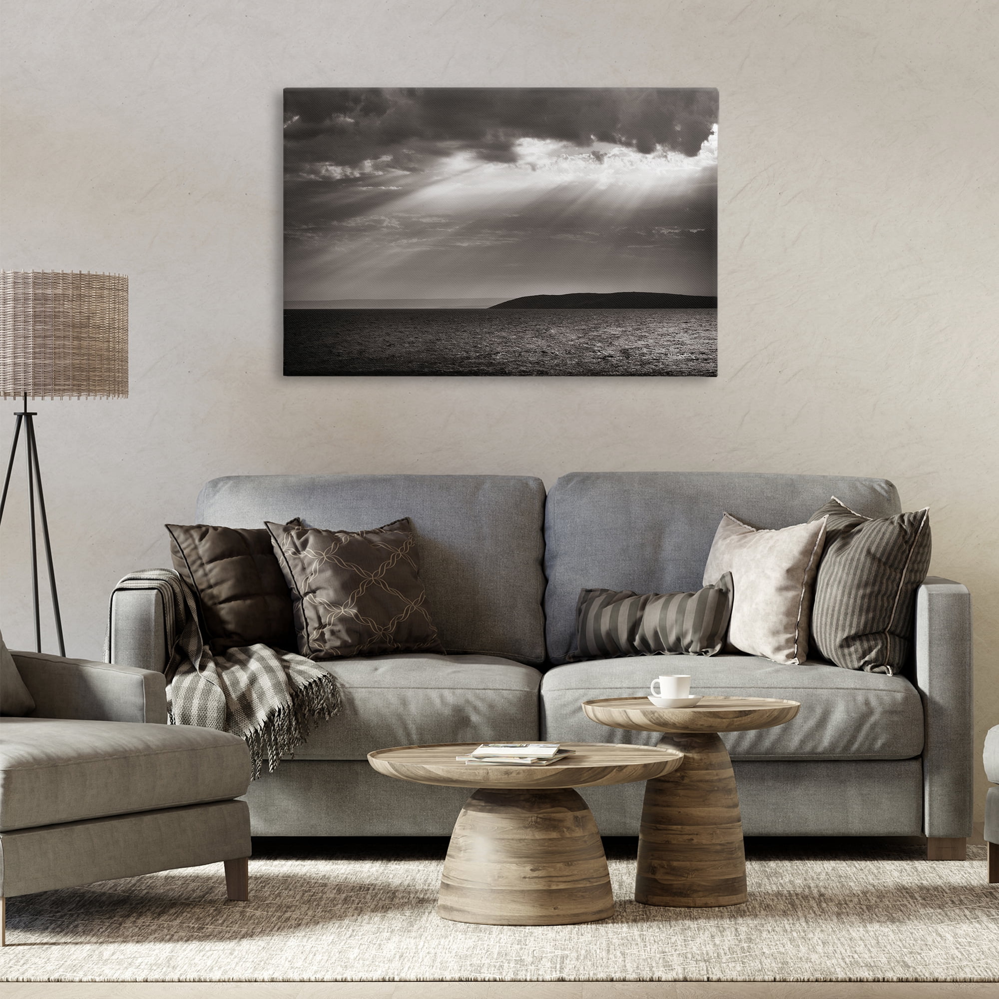 Stupell Industries Portugal Sea Cove Landscape & Nature Photography Wrapped Canvas Art Print Wall Art, 36 x 24