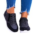 thumbnail image 1 of Chaussures Orthopédiques Confortables Élégantes Cristal Strass Femmes Chaussures de Sport Décontractées, 1 of 4