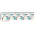 thumbnail image 2 of Ambesonne Lighthouse Fabric by the Yard Upholstery, Nautical Whale Boats, 2 Yards, Multicolor, 2 of 4