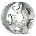 thumbnail image 2 of Part Synergy Replacement for Wheel For 2011-2019 Chevy Silverado 2500 Silver 17x7.5 Inch Aluminum Rim, 2 of 3