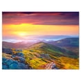 thumbnail image 2 of Fleurs de Rhododendrons dans des Collines Colorées - Impression sur Toile de Photographie de Paysage, 2 of 3