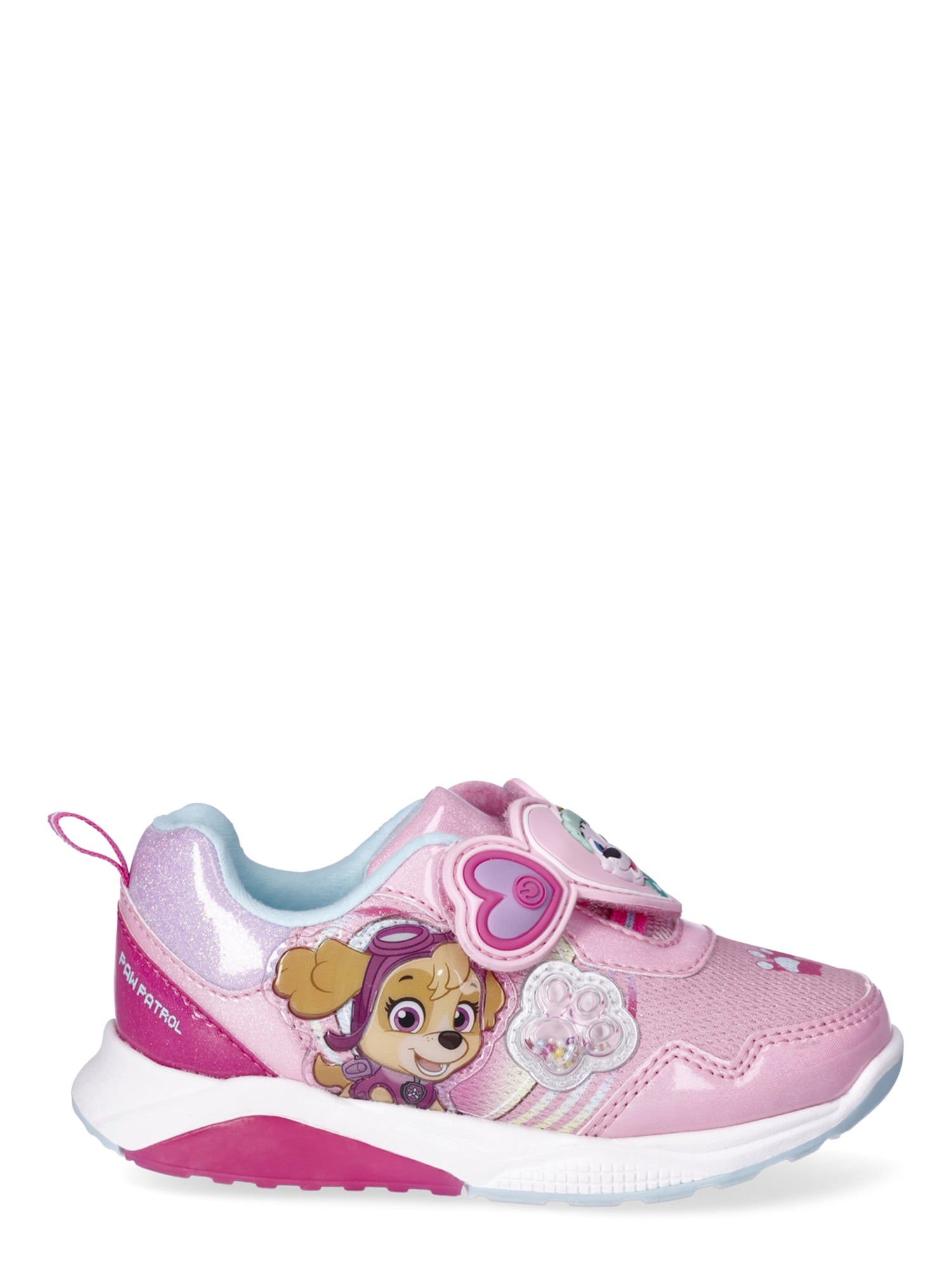 Toddler Girls Skye and Everest Light Up Sneakers with On/Off Power Button