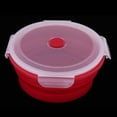 thumbnail image 3 of S SERENABLE Bol de Camping, de Qualité Alimentaire - 1200ml Rouge, 3 of 9