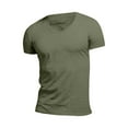 thumbnail image 3 of Men T Shirts Stylish Casual Beach Summer Hippie Short Sleeve V Neck T Shirts for Men Fashionable Tops, 3 of 5