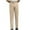 Beige, variant on Men's Dress Pants Casual Zipper Pockets Elastic Waist Full Length Pants Khaki