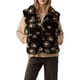 thumbnail image 2 of Chaleco Mullido para Mujer, Informal, Cálido, Sin Mangas, con Cremallera y Bolsillos para Otoño/Invierno Negro XL, 2 of 8