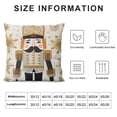 thumbnail image 5 of Leisuo Modern Abstract Throw Pillow Covers Brown Stripes White Decorative Pillow Cases 18\x18\, 5 of 5