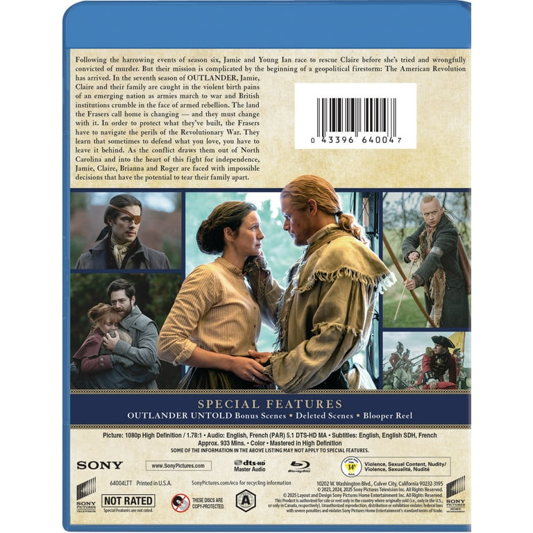Outlander: The Complete Seventh Season (6 Discs) - Walmart.com
