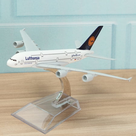 16cm 1 400 Metal Plane Model Aircraft A380 Lufthansa Aeroplane