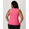 thumbnail image 3 of Hanes Moves Women's Performance Tank Pink Pedestal S, 3 of 6