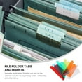 thumbnail image 6 of MLINS 1 Set File Folder Tabs File Filing Tabs Hanging File Labels Portable File Folder Tabs, 6 of 8