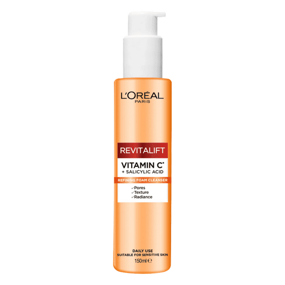 Loreal Paris Revitalift Clinical [Vitamin C   Salicylic Acid] Anti-Pore, Brightening Cleansing Gel 150 ml