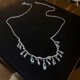thumbnail image 4 of Collar con borlas y gotas de agua geométricas irregulares yuxing, 4 of 4