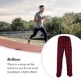 thumbnail image 3 of Qarigey Pantalones de hombre, pantalones casuales con cordón para hombre, ropa de pijama para adultos sin cinturón, ropa deportiva para interiores y Prendas para la parte inferior del cuerpo L Qarigey AP012582-02, 3 of 6