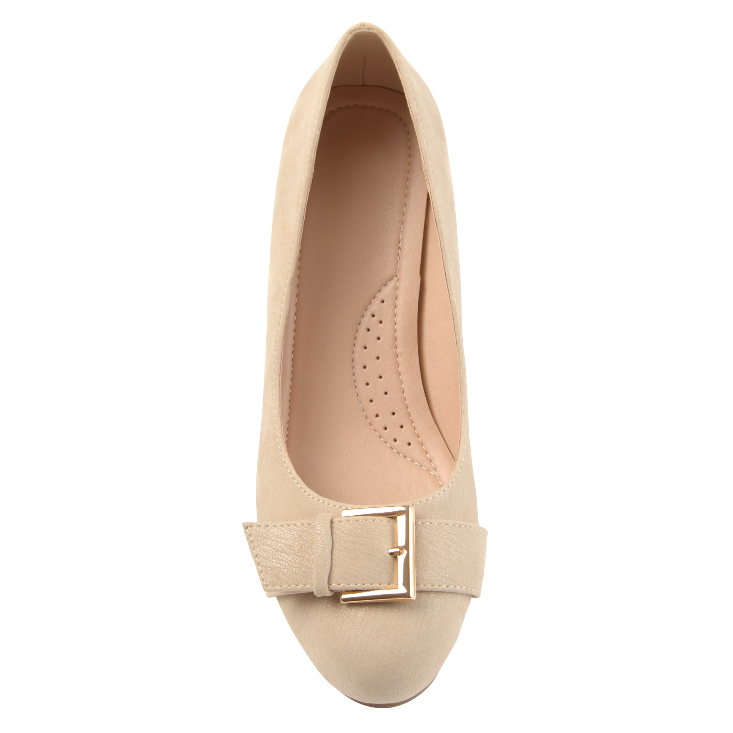 Journee Womens Graysn Comfort Insole Slip On Round Toe Wedge, Widths Available