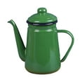 thumbnail image 1 of Tetera para estufa Macarena café esmaltada gruesa 1.1 L Verde, 1 of 8