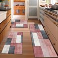 thumbnail image 2 of Kitchen Rugs Sets of 3 Non Slip Washable Kitchen Mats for Floor, Waterproof Kitchen Runner Rug, Floor Mat Carpet for Entryway, Laundry, Sink, Hallway, Bathroom, 2 of 12