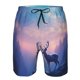 thumbnail image 3 of Fotbe Night Sky Elk Trajes de Baño Estampados para Hombre, Shorts de Verano de Secado Rápido, Ropa de Playa, Bañadores-X-Large, 3 of 6