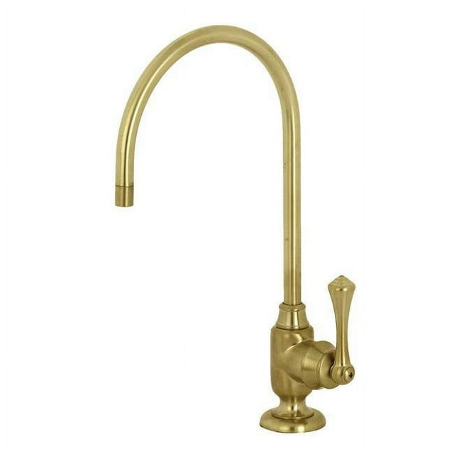 Kingston Brass KS5197BL Robinet de Filtration d'Eau Vintage à Poignée Unique Laiton Brossé