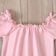 thumbnail image 5 of IROINNID Toddler Girl's Bow Ruffle Tops Floral Print Shorts Outfits Set, 5 of 9